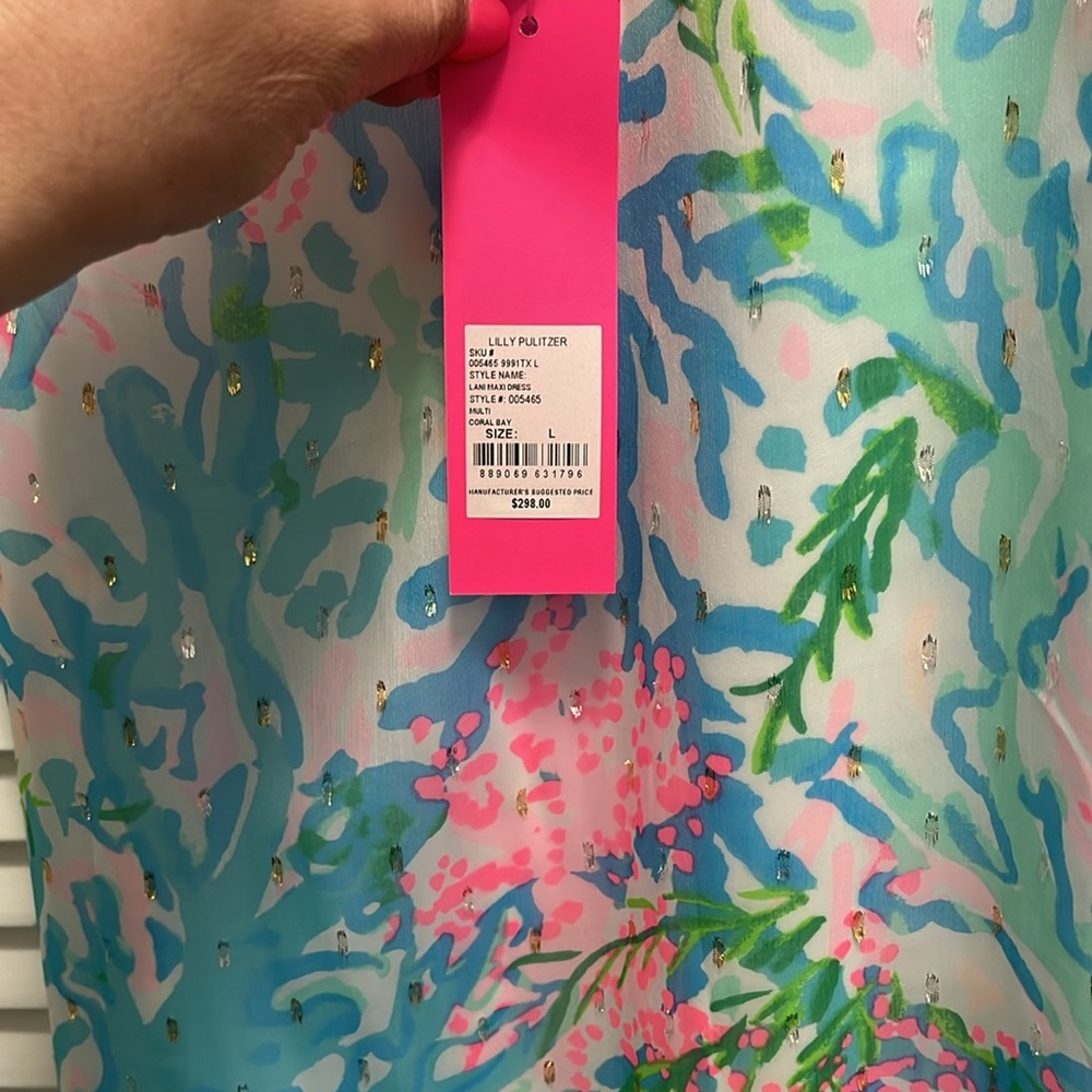 Colorful Floral Sleeveless Dress - Picture 10 of 10